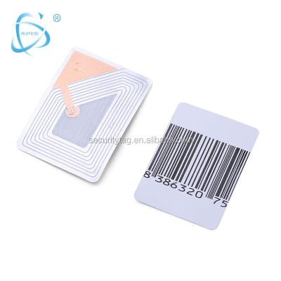 China Eas sensor 8.2mhz rfid sticker label rf 8.2mhz key identification 30*40mm for sale