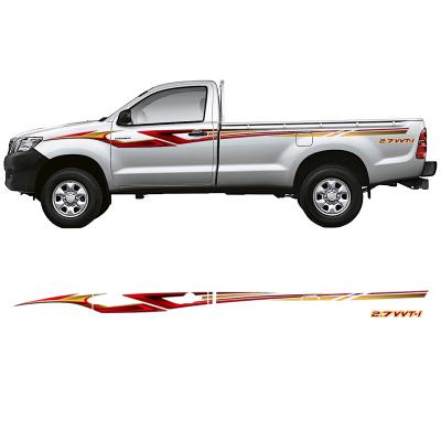 China Business Guangzhou car accessories custom logo wrap sticker printing roll up body door decal decorative stickers for hilux for sale