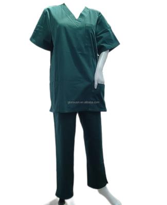 China GloriouIn Regular Unisex Cotton Scrubs Medical Uniform Set High Quality Scrubs Sets Fashion For Women Hospital Uniforms for sale