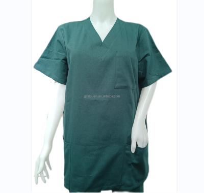 China GloriouIn Cotton Regular Female Classic Twill Scrubs Top Nurse Shirt Uniforms Scrubs Set Hospital Jogger Pants Wholesale Medical Uniform for sale