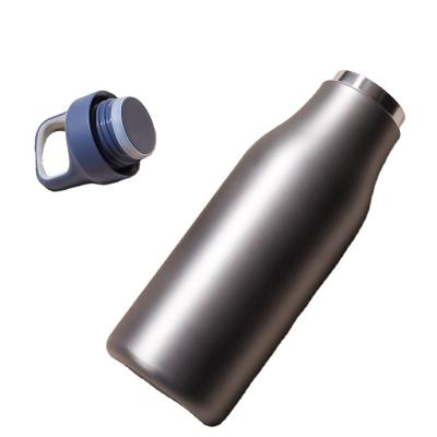 China Customized PORTABLE Sports Cheap Gym Thermos Bottle 316 Stainless Steel Hot Cold Water Bottle 450ml for sale