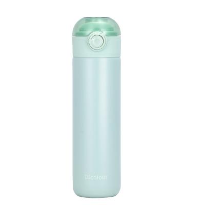 China Double Wall PORTABLE Stainless Steel Vacuum Flask With Cup Stainless Steel Thermos Vacuum Cup Thermal Mug for sale