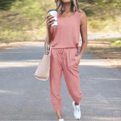 China Viable New Identification Viable Daily Wear With Sleeveless Ladies Summer Loose Women's Suit Casual Suits for sale