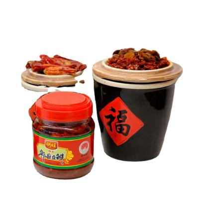 China County Cooking Authentic Sichuan Bean Paste Quality Red Oil Bean Chili Paste Special from Pixian for Chinese Food for sale