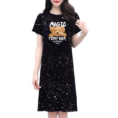 China Summer Soft Cute Comfortable Dress Cartoon Straight Women's Dress for sale