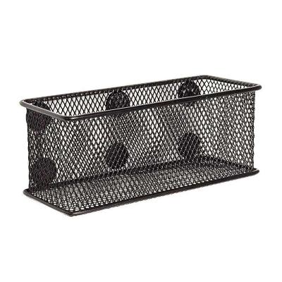 China Magnetic Pen Storage Metal Basket Pencil Holder, Set of 2, Mesh Storage Baskets with Super Strong Magnets - Marker and Pen Organizer, for sale