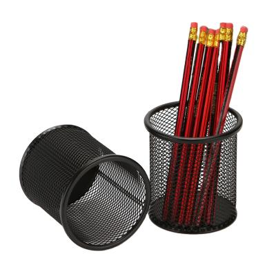 China Office Storage Circular Pen Holder Color School Office Supplies Set Round Pencil Holder for sale