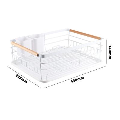 China Kitchen Dish Drainer Rack Rack Dish Drying Rack Kitchen Drain Rustproof Dish Rack for sale