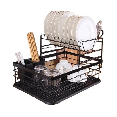 China Kitchen Dish Drainer Rack Rack Desktop Dish Rack Drying Metal Mesh for sale