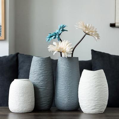 China Contemporary Manufacturer Custom Scandinavian Modern Ceramic Vase Home Decor Vase for sale