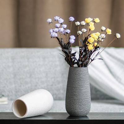 China Contemporary Manufacturer Custom Creative Vase Ceramic Hydroponic Flower Vase Home Decorative Ornaments Vase for sale