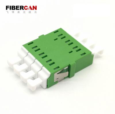 China Professional FTTH Manufacturer 4 Core LC APC Quad Fiber Optic Adapter With Shutter for sale