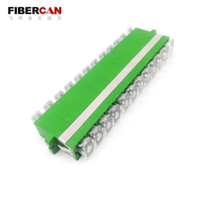 China PBT Factory Direct Supply One Piece Design 12 Port SC APC Fiber Optic Adapter for sale