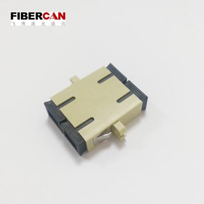 China One piece designed SC DX one piece opitcal adapter body fiber optic SC coupler from professional factory for sale