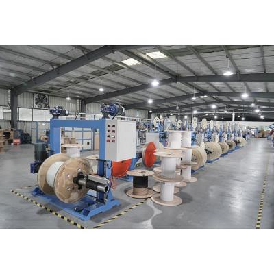 China Roving Fiber Loose Tube And Reinforce Member Factory China Fiber Cable Roving Machine SZ Direct Stranding Line For Fiber Optic Cable Making for sale