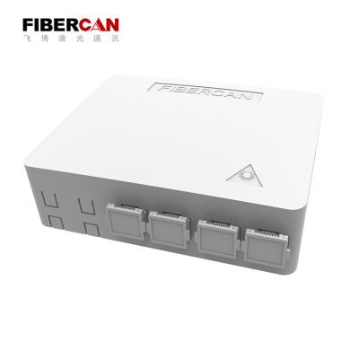 China Ftth Fiber Termination Outlet Support OEM ODM 4 Core FTTH Pigtail Fiber Optic Termination Box for sale