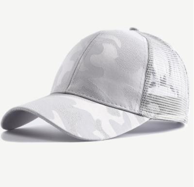 China Wholesale Breathable Mesh Custom Baseball Cap Ponytail Baseball Cap COMMON Fashion Camouflage All-match Hats for sale