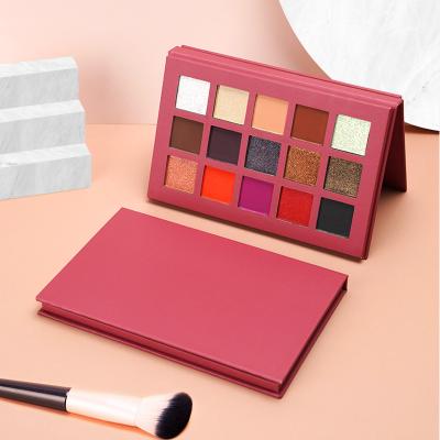 China OEM 15 Colors Eyeshadow Palette Private Label Eyeshadow Palette Cruelty Free Cruelty Free Vegan Eyeshadow Palette Highly Pigmented for sale