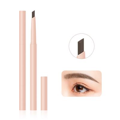 China Hot Selling Waterproof OEM 4 Color Eyebrow Pencil Vegan Ultra-thin Brow Eyebrow Waterproof Makeup Pen Private Label Slim Automatic for sale