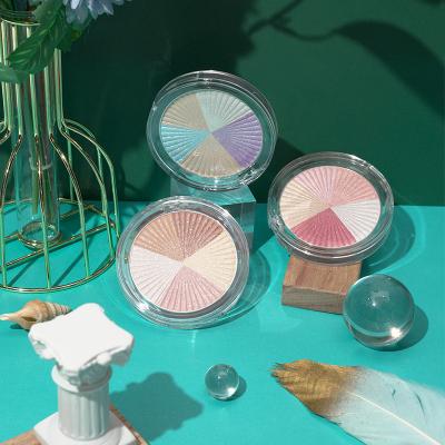 China Waterproof 5 Colors Waterproof Shimmer Glitter Highlighter Bar Private Label No Logo Wholesale Vegan Face Make Up Highlight Powder Palette for sale