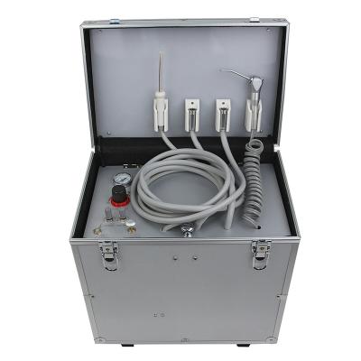 China Best Portable Metal Mobile Dental Unit BD-402A With Wheels + Suction +Air Compressor for sale