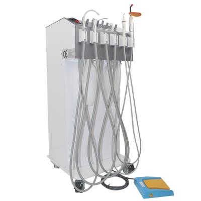 China Suction Dental Dental Unit Suitcase Metal Unit Portable Dental Unit for sale