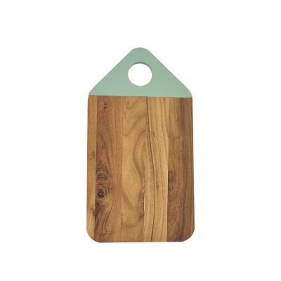 China Sustainable Teak Cutting Board Serving Board Cheese Wood Board For Kitchen for sale