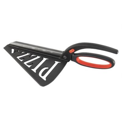 China Sustainable Professional Pizza Tools Pizza Scissors Pizza Cutter With Spatula for sale