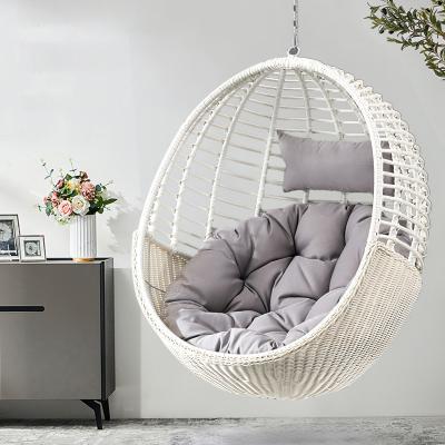 China Super Comfortable Garden Chair Water Drop Shaped Swing Chair Wicker Hanging Hanging Egg for sale