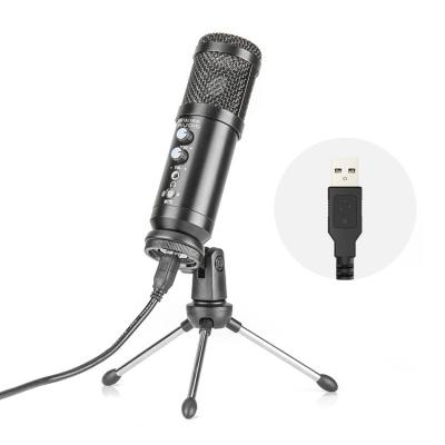 China USB microphone voice good quality recording studio usb microphone podcasting condenser MIC for sale