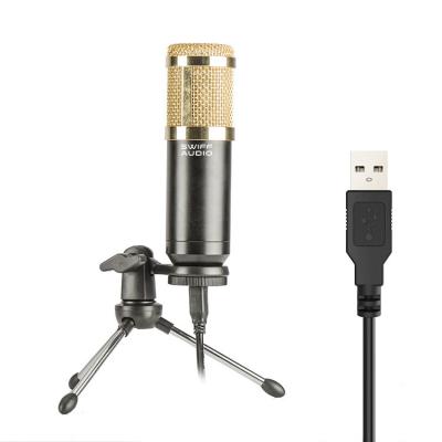 China High Quality Professional USB Microphone China Factory Studio USB Condenser Microphones For Live Streaming for sale