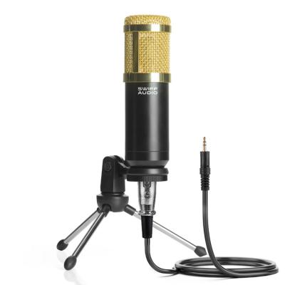 China USB Microphone Swiff Studio Recording XLR-3.5mm Condenser Jack Microphone Conference Desktop Cardioid Microphone for sale