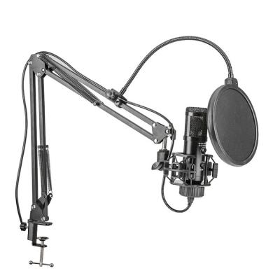 China USB microphone factory supply professional microphone stand technica audio recording condenser directly for sale