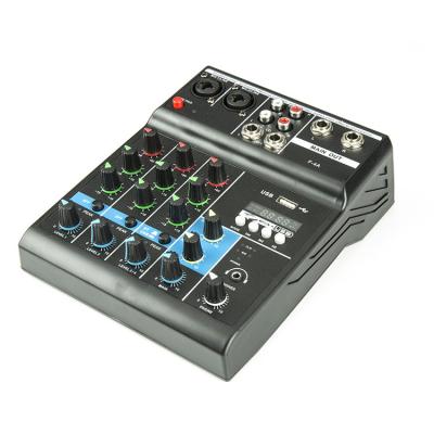 China Professional Digital DJ Mixer USB Broadcast Hot Selling Audio Mixing Console for sale