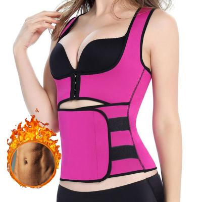 China Antibacterial Hot Waist Trainer Vest For Women Neoprene Waist Trainer Body Shaper Compression Sports Belt Waist Trainer ejersicios de Para de fajas for sale