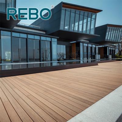 China Exterior Rot Resistance Outdoor Carbonized Solid Bamboo Decking Flooring for sale