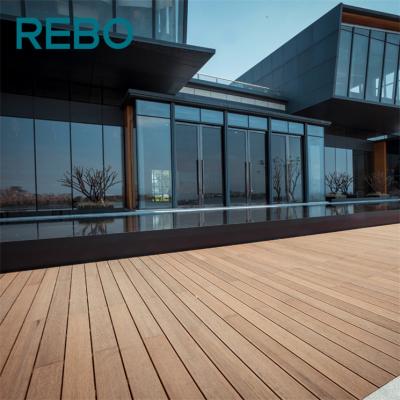 China EUROPEAN Carbonized Decking Outdoor Bamboo Timber Flooring Decking for sale