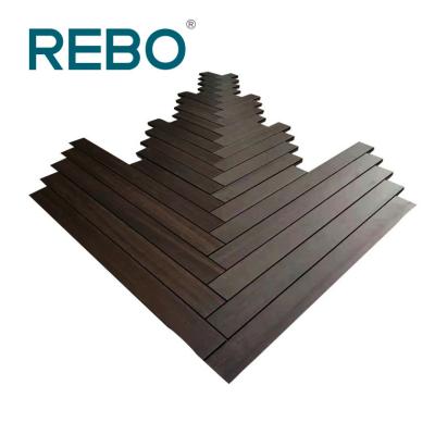 China Modern Bamboo Composite Decking Waterproof Exterior Decking Tile for sale