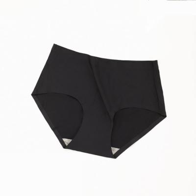 China New Non-Trace Antibacterial One-Piece Panties For Women With Mid Waist Air Hole And Hip Lift Ice Silk Panties for sale