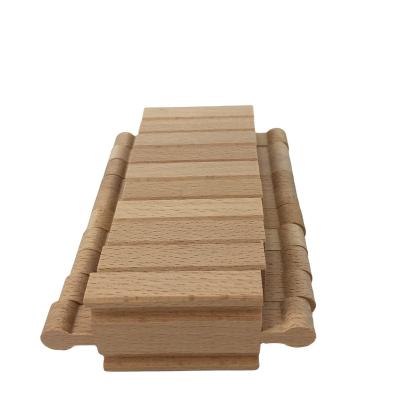 China Wear Resistant and Not Easy to Deform Hot Sale Finely Processed Ball Tracks Beech Wooden Running Sliding Rail for sale