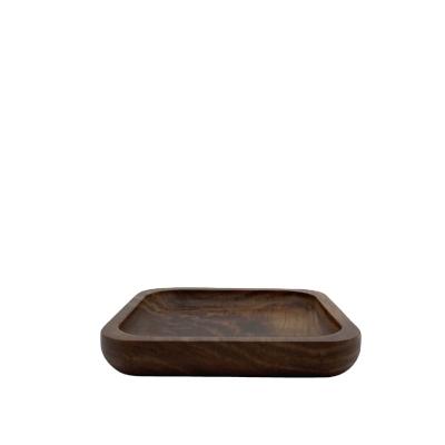 China Wear resistant and not easy to deform competitive price finely processed made from walnut bamboo wood coaster for use for sale