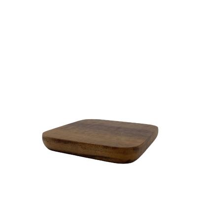 China Wear resistant and not easy to deform high quality professional wholesale made from walnut bamboo wood coaster for sale for sale