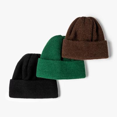 China JOINT Fisherman Wholesale Custom Knitted Hat Winter Products Logo Fashion Beanies Beanie for sale