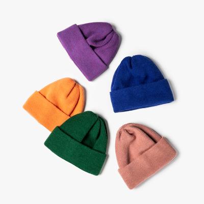 China Custom Fisherman COMMON Wholesale Winter Beanie Logo Beanies Knitted Hat Products Fashion Hats for sale