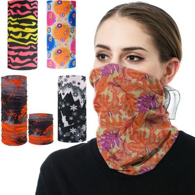 China Custom Printing Breathable Seamless Bandana Recycling Multifunctional Sports Scarf Polyester Face Tube Bandana Tubular Bandanas for sale