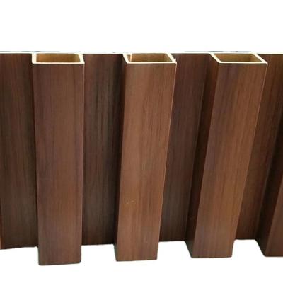 China High Quality Hotel Panels Waterproof Decorative PVC Wood Wall Paneling Timber Wall Cladding for sale