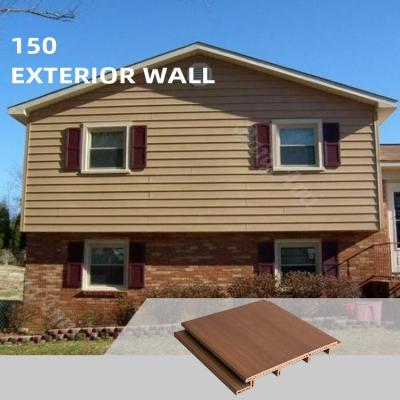 China Modern High Quality Exterior Decorative Wood Plastic WPC PVC Wall Panel for sale