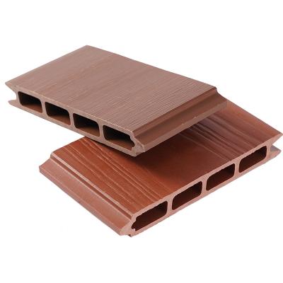 China Waterproof Fashionable Wooden Fence Style WPC Panels for sale