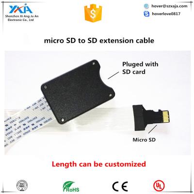 China SD Micro Electronic Micro SD Card Extension Cable SD FFC Supplement with 15cm Flex Cable for sale