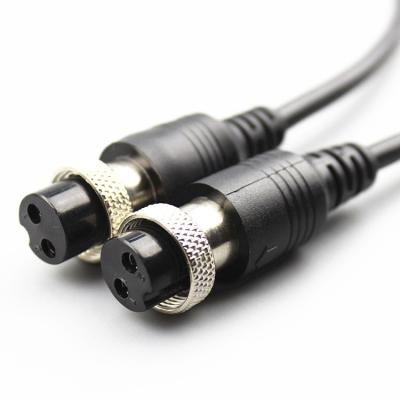 China Electronics Customize Waterproof IP67 M12 Aviation 2pin Din Plug Cable for sale